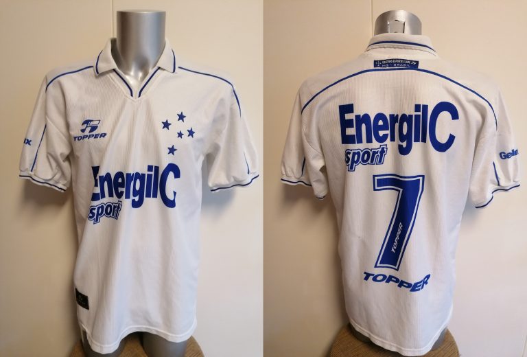 Vintage Cruzeiro 1999 away shirt Topper football top jersey #7 size L