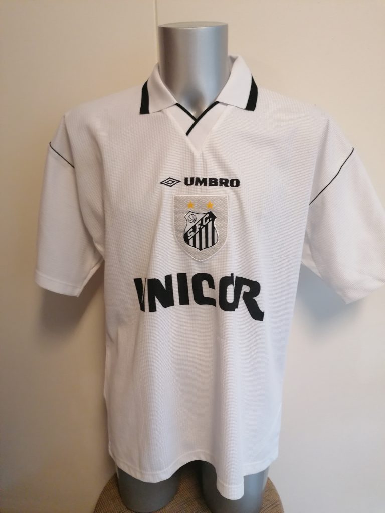 Vintage Santos 1999 home shirt Umbro football top jersey size L (1)