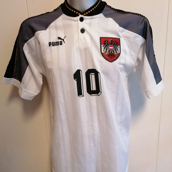Vintage Austria 1997 1998 home shirt Puma Osterreich jersey #10 size S (1)