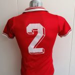 Vintage Erima 1970ies red football shirt #2 size S made in west germany (3)