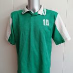 Vintage green Ferat sports football shirt #10 size XL made Czech Republic (2)