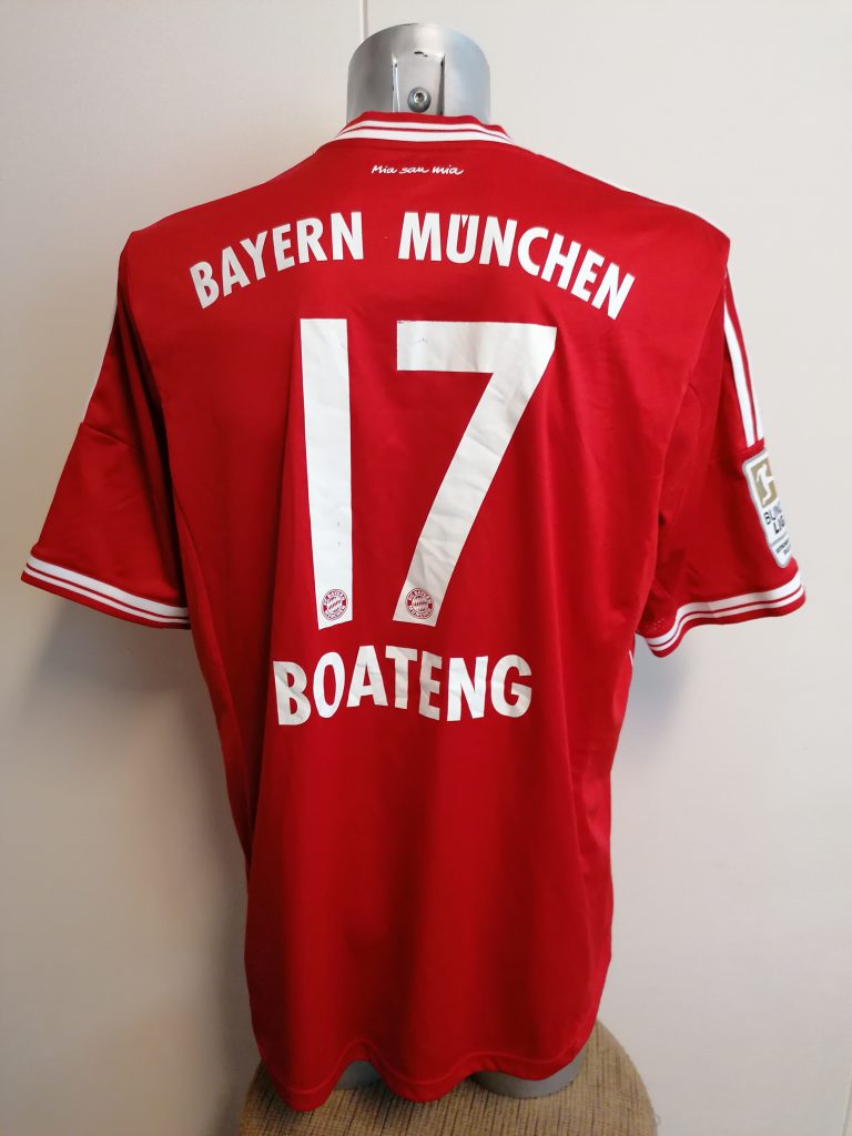 Bayern Munchen 2013 2014 home shirt adidas Boateng 17 trikot size XL (3)