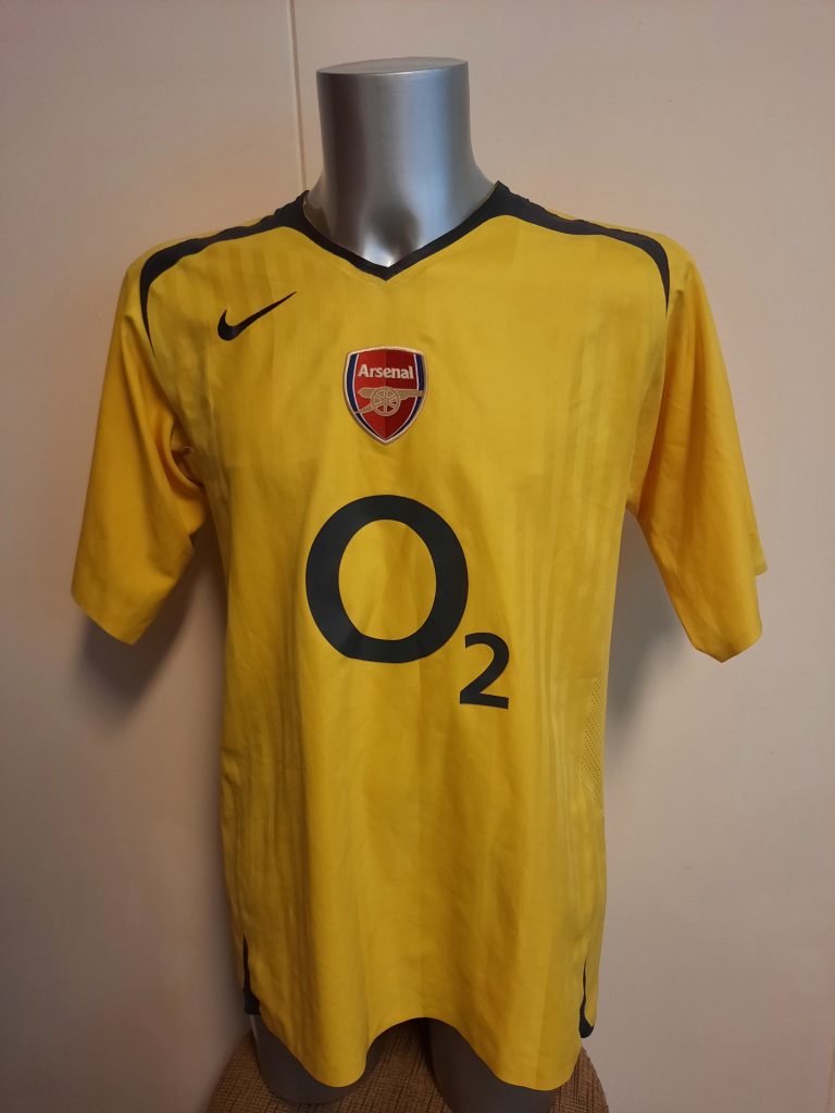 Player issue Arsenal 2005 2006 away shirt Nike football Henry 14 size L2