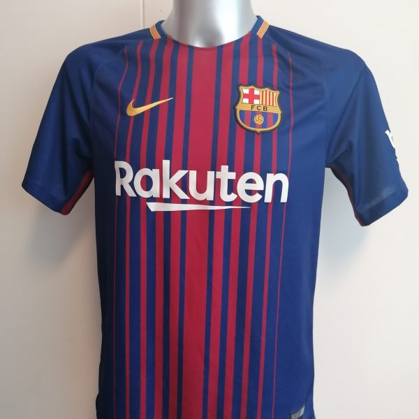 Barcelona 2017 2018 home shirt Nike O. Dembele #11 size M (1)