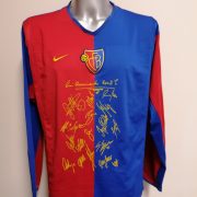 Vintage Basel 2002 2003 2004 ls home shirt Nike size XL signatures (1)