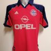 Vintage Bayern Munchen 1999-01 home shirt adidas BL Elber 9 size S (1)