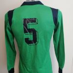 Vintage Erima 1970ies green football shirt #5 size M made in west germany (5)