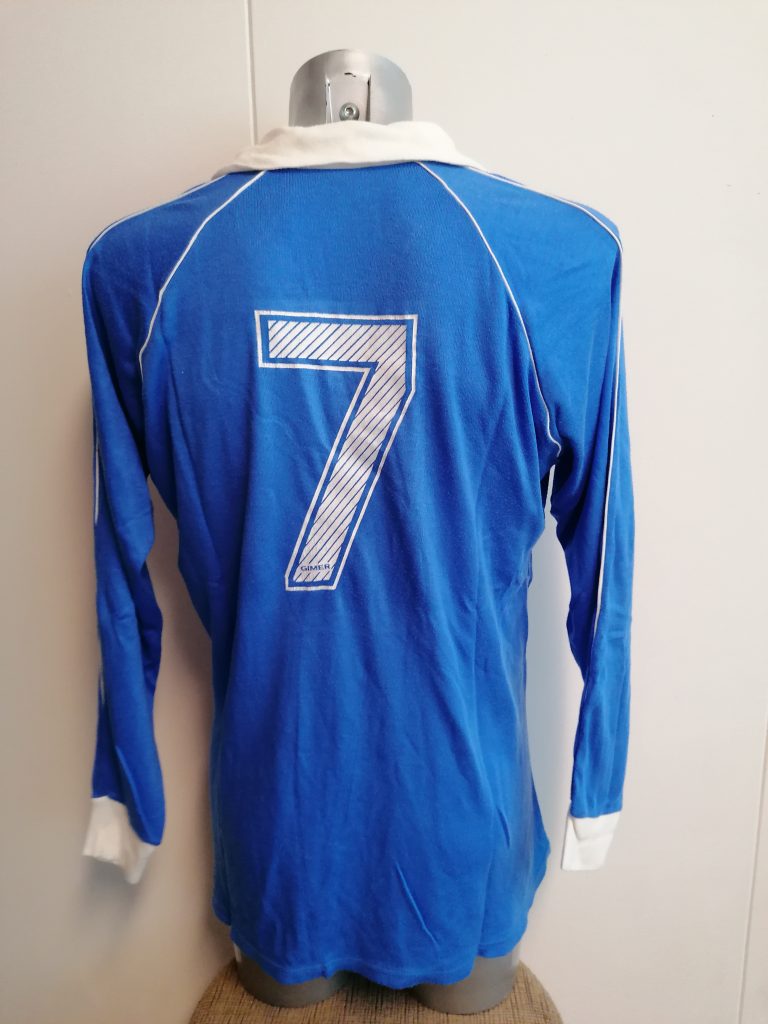 Vintage Gimer Sport 1980ies 1990ies ls blue football shirt #7 size XL (2)