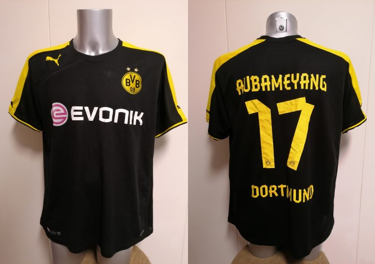 Borussia Dortmund 2013-14 away shirt Puma trikot Aubameyang 17 size XXL