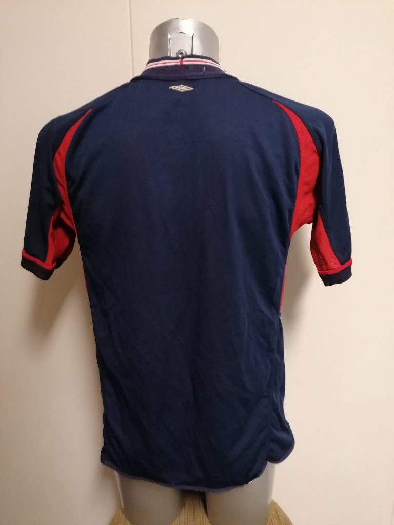 England World Cup 2002 2003 2004 reversible away shirt Umbro size M (5)