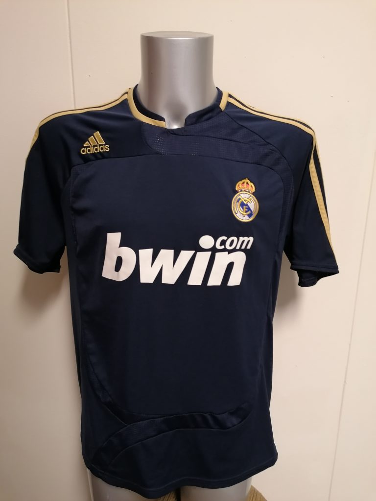 Real Madrid 2007 2008 LFP away football shirt adidas Sergio Ramos 4 size M (2)