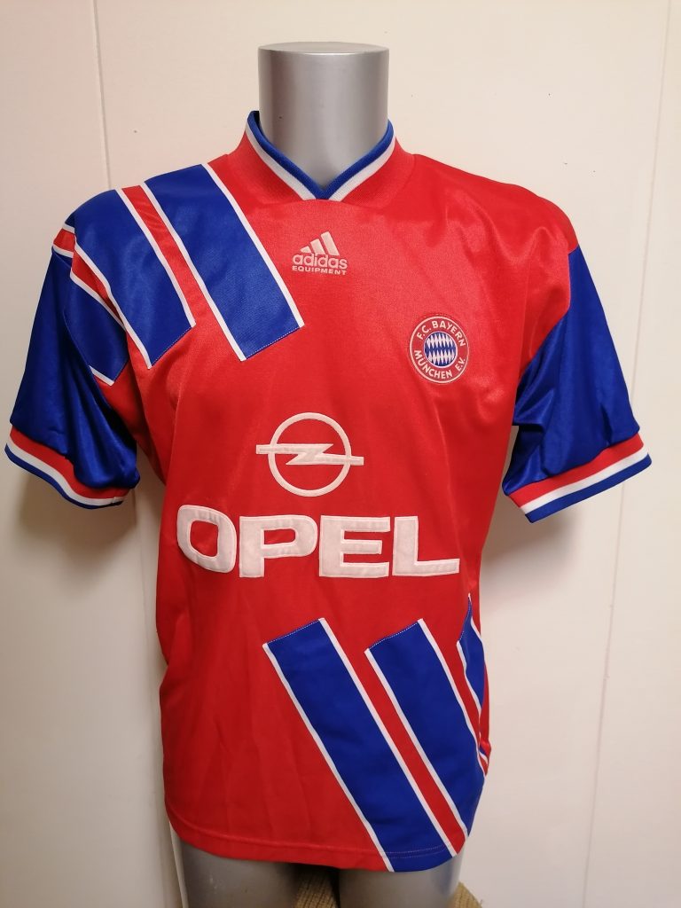 Vintage Bayern Munchen 1993 1994 1995 Home shirt adidas # 9 size M (1)