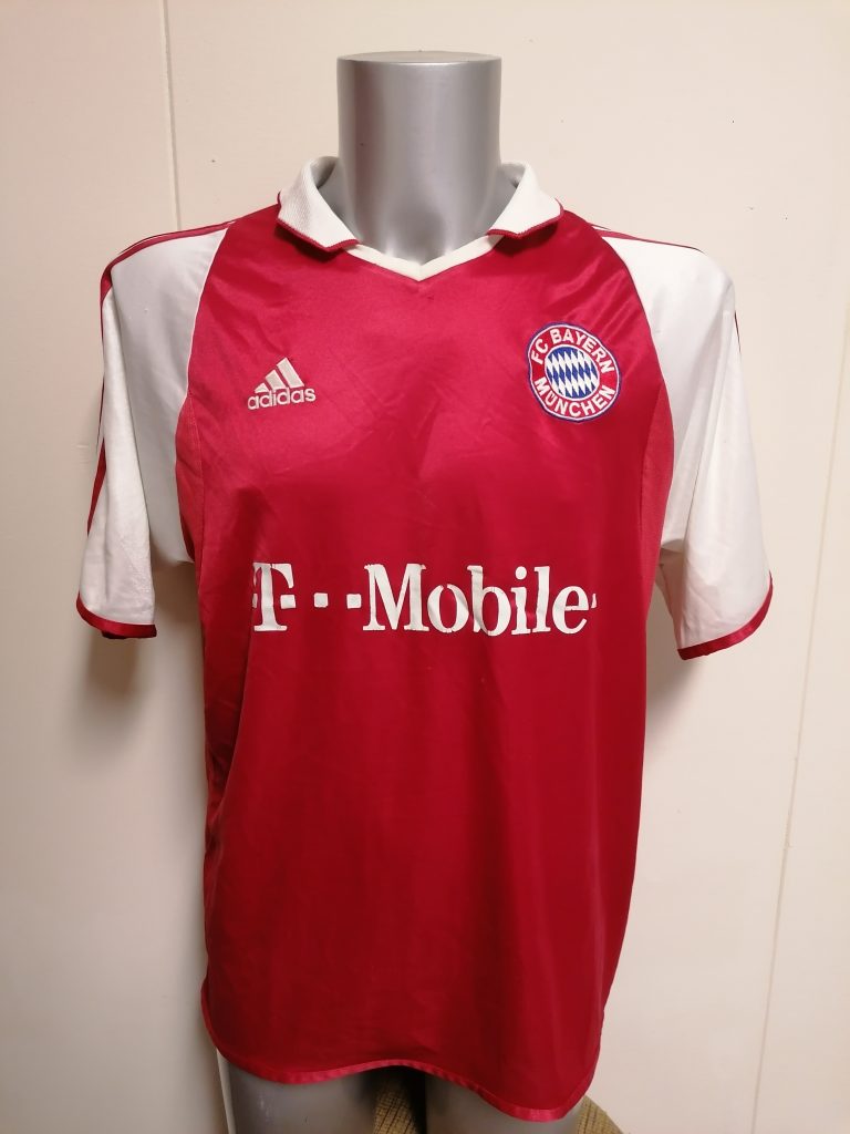 Vintage Bayern Munchen 2003 2004 home shirt adidas top size L (1)