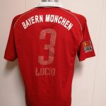 Vintage Bayern Munchen 2005 2006 home shirt adidas BL Lucio 3 size L (2)