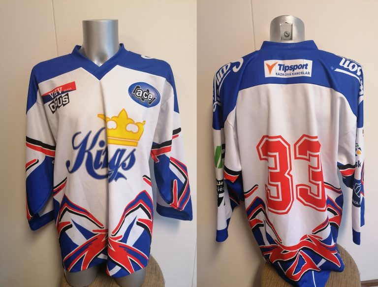 Jihocesky Kraj Czech Ice Hockey Kings jersey ACE shirt #33 size XL