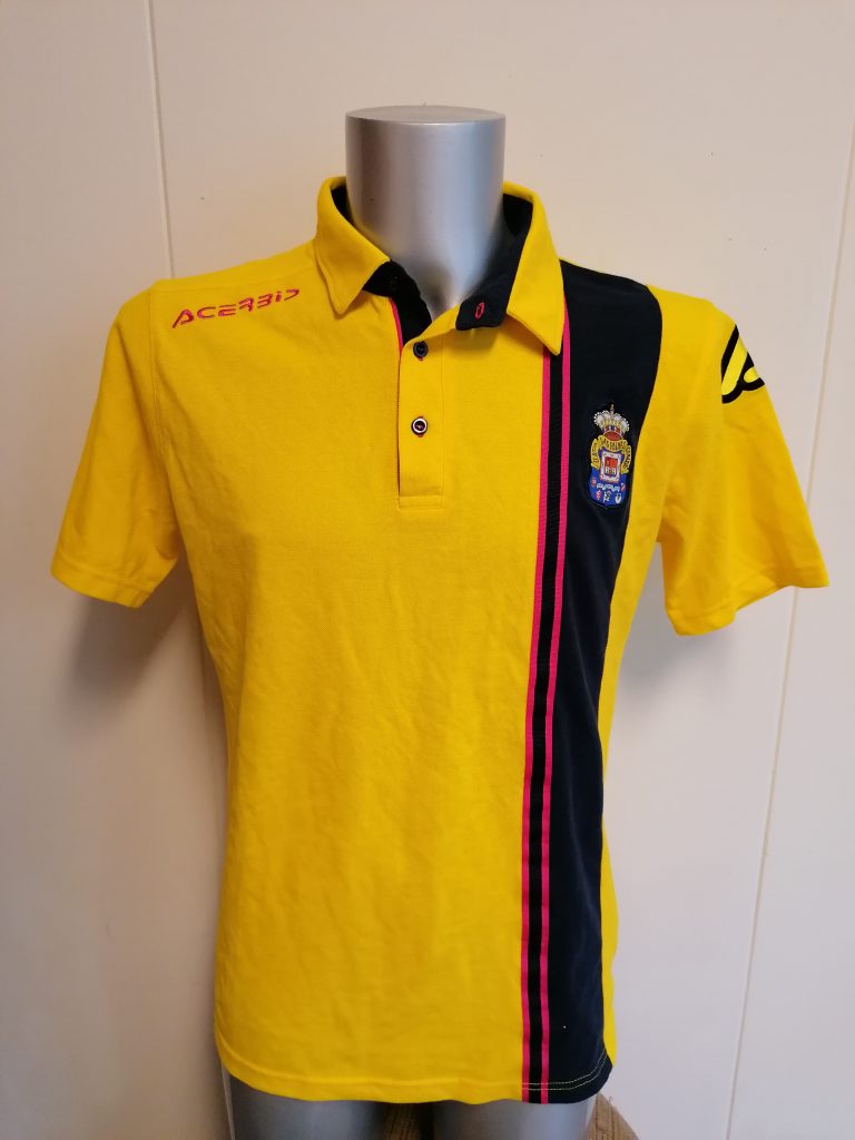 UD Las Palmas 2015 2016 yellow polo shirt Acerbis jersey size M (2)