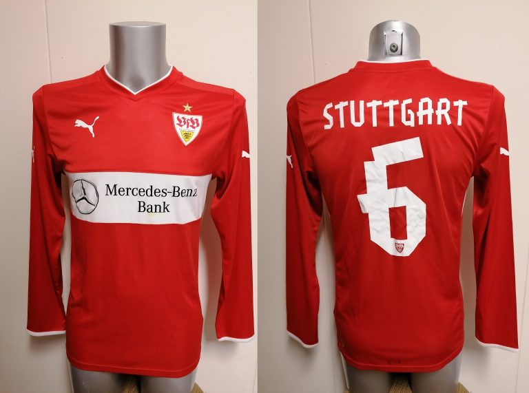 Vfb Stuttgart 2012 2013 2014 ls away shirt Puma jersey trikot #6 size M (1)