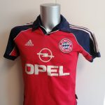 Vintage Bayern Munchen 1999 2000 2001 home shirt adidas boys L 164cm (1)