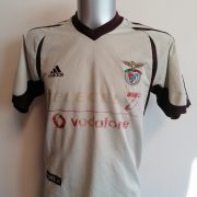Vintage Benfica 2001 2002 away shirt adidas football top size S (1)