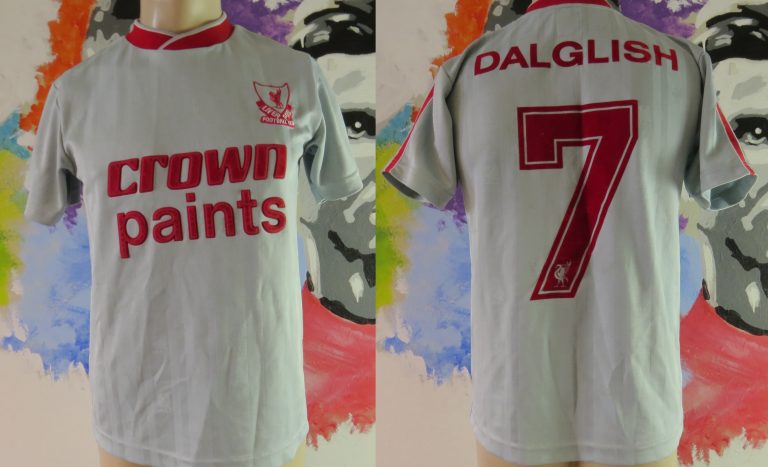 Vintage Liverpool LFC remake 1987 1988 away shirt Dalglish 7 size S (1)