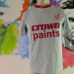 Vintage Liverpool LFC remake 1987 1988 away shirt Dalglish 7 size S (2)