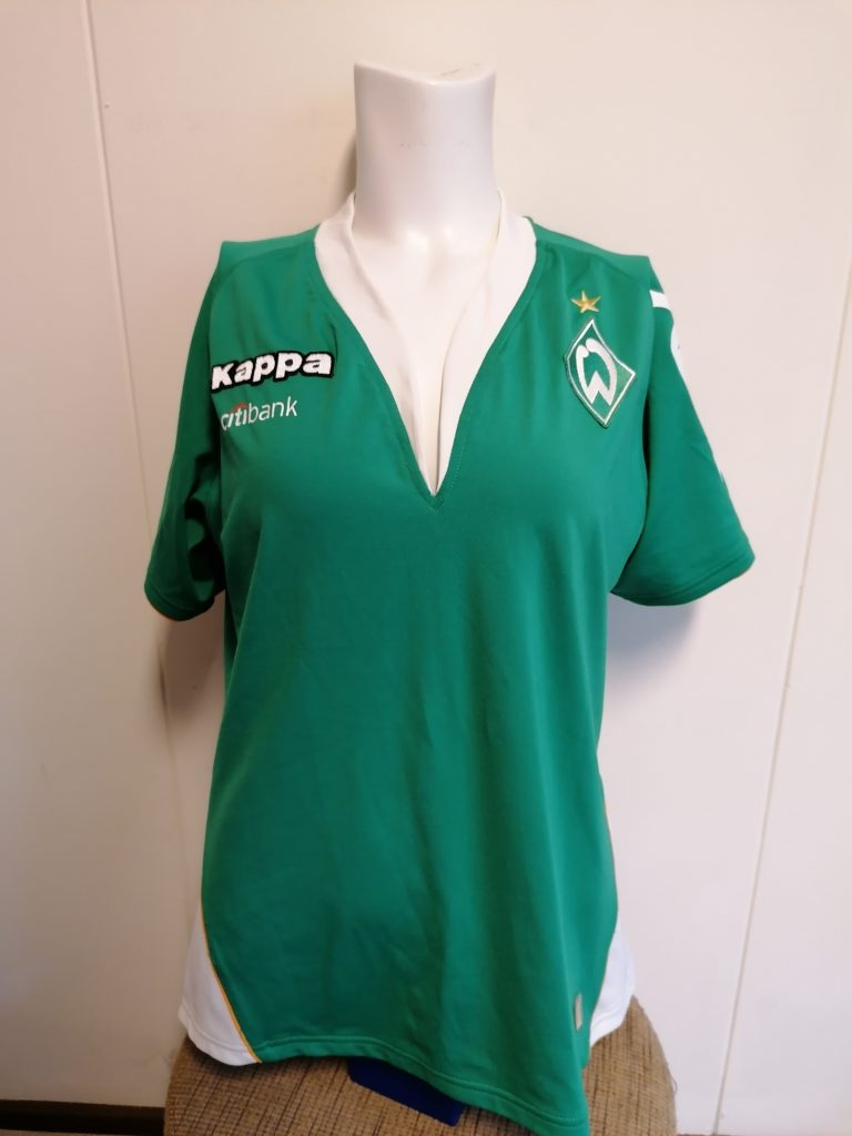 Werder Bremen 2007 2008 2009 home shirt kappa size Womens L 42 (1)