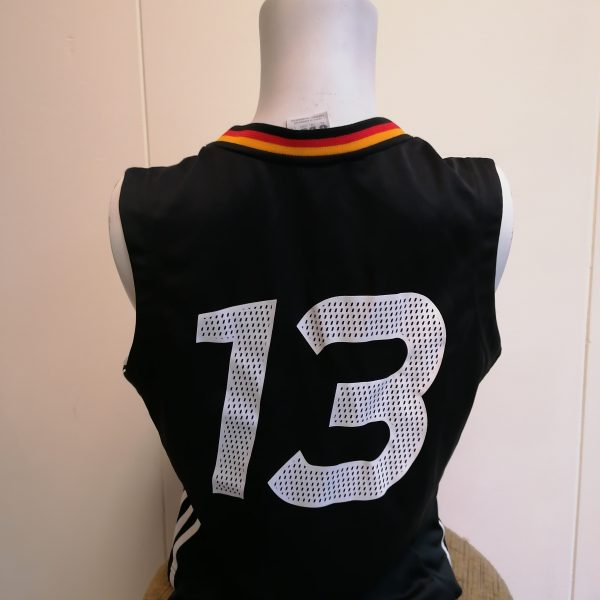 Women’s Germany 2004 sleevless shirt vest adidas #13 UK18 L D44 (4)