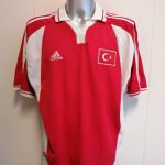 Vintage Turkey 2000 2001 2002 home shirt adidas football top size XXL (1)