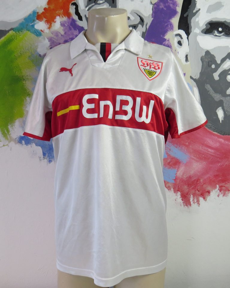 Vintage VfB Stuttgart 2008 2009 home shirt Puma jersey trikot size M (1)