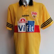 Vintage VfB Stuttgart 199596 third shirt adidas jersey trikot #10 size XL (1)