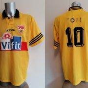 Vintage VfB Stuttgart 199596 third shirt adidas jersey trikot #10 size XL