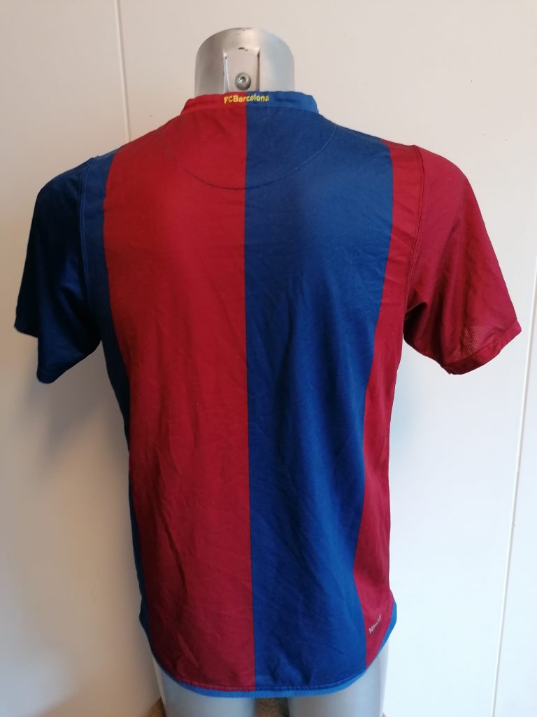 Vintage Barcelona 2006 2007 home shirt Nike football top size S (2)