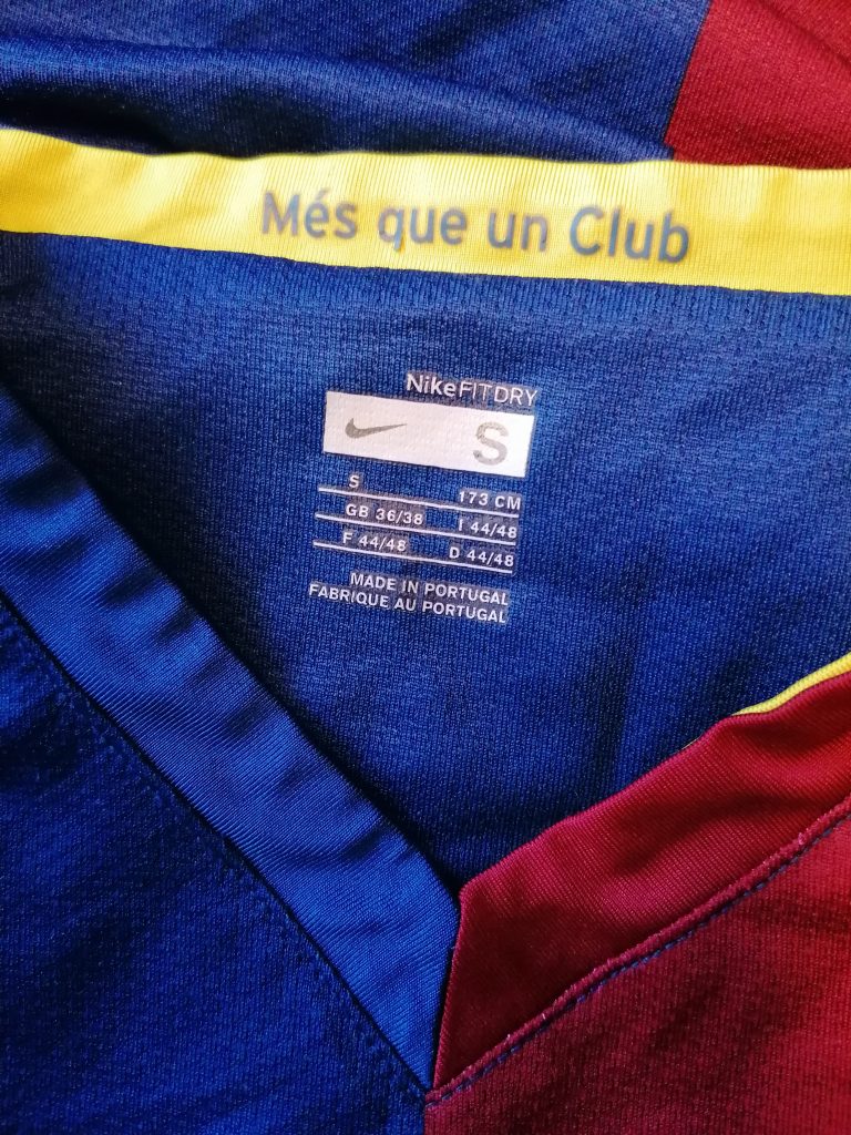 Vintage Barcelona 2006 2007 home shirt Nike football top size S (3)