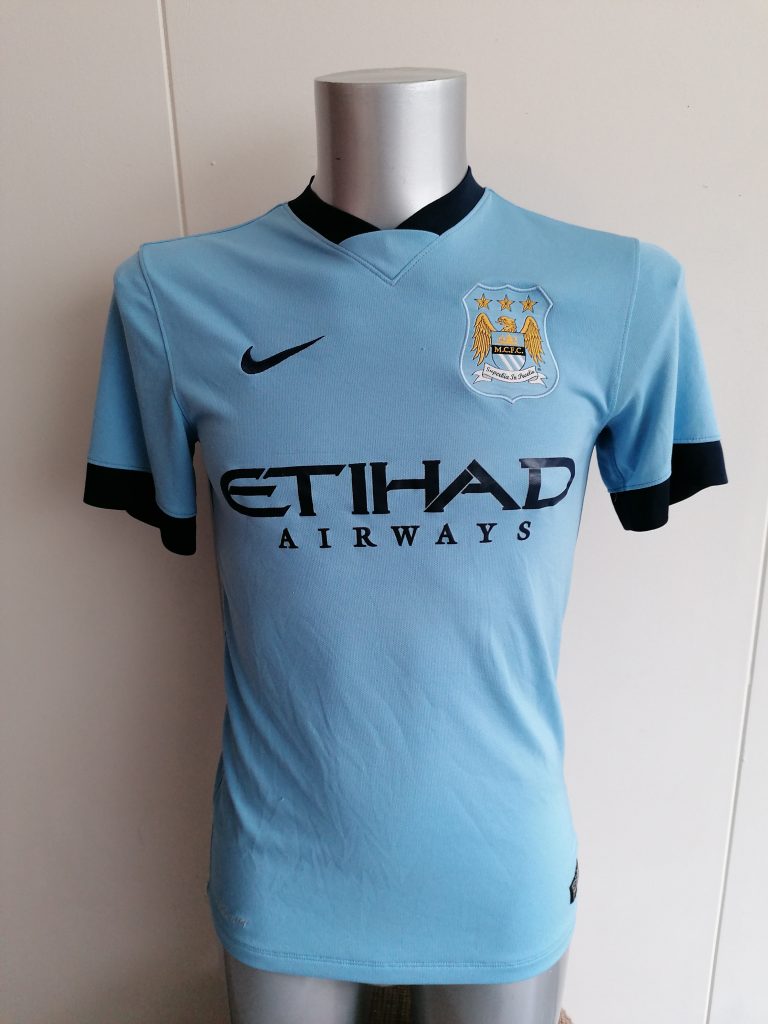 Manchester City 2014-15 home shirt Nike jersey size S (1)