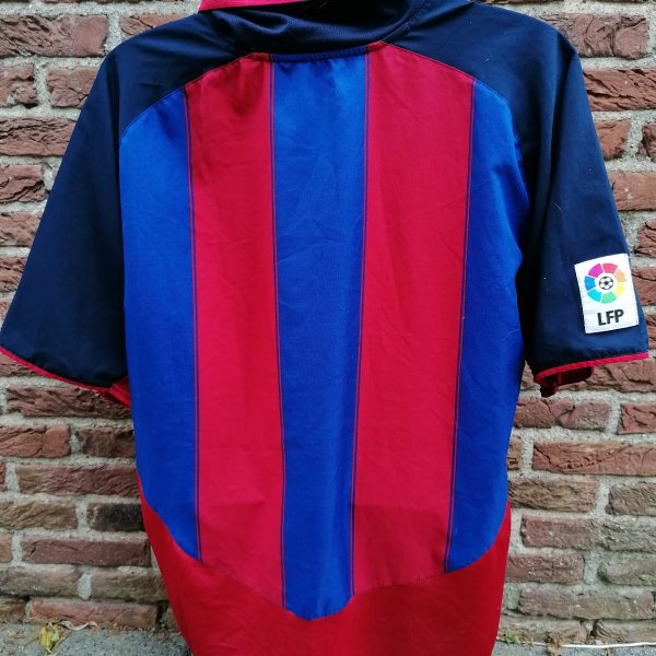 Vintage Barcelona 2003 2004 home shirt Nike football top size XL (4)
