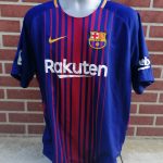 Barcelona 2017 2018 home shirt Nike football top size XXL (1)