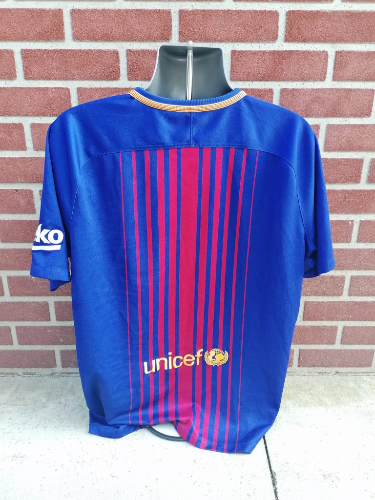 Barcelona 2017 2018 home shirt Nike football top size XXL (3)