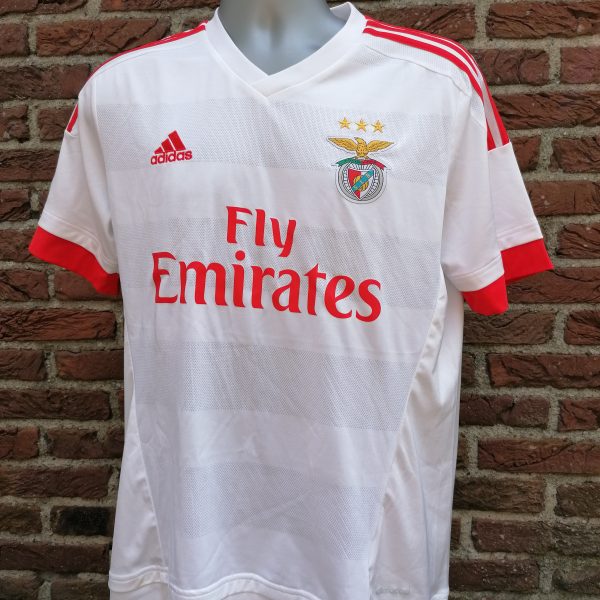 Benfica 2015 2016 away shirt adidas football top size M (1)