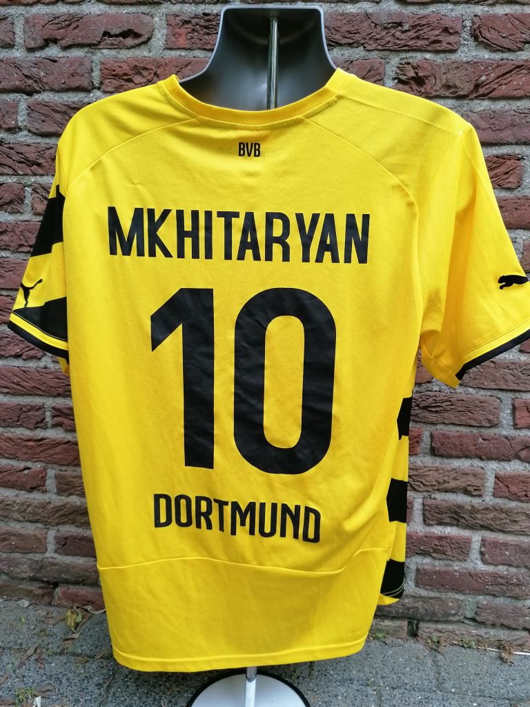 Borussia Dortmund 2014-15 home shirt Puma Mkhitaryan 10 size XL (5)