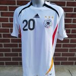 Germany 2005 World Cup 2006 2007 home adidas Podolski 20 size M (1)