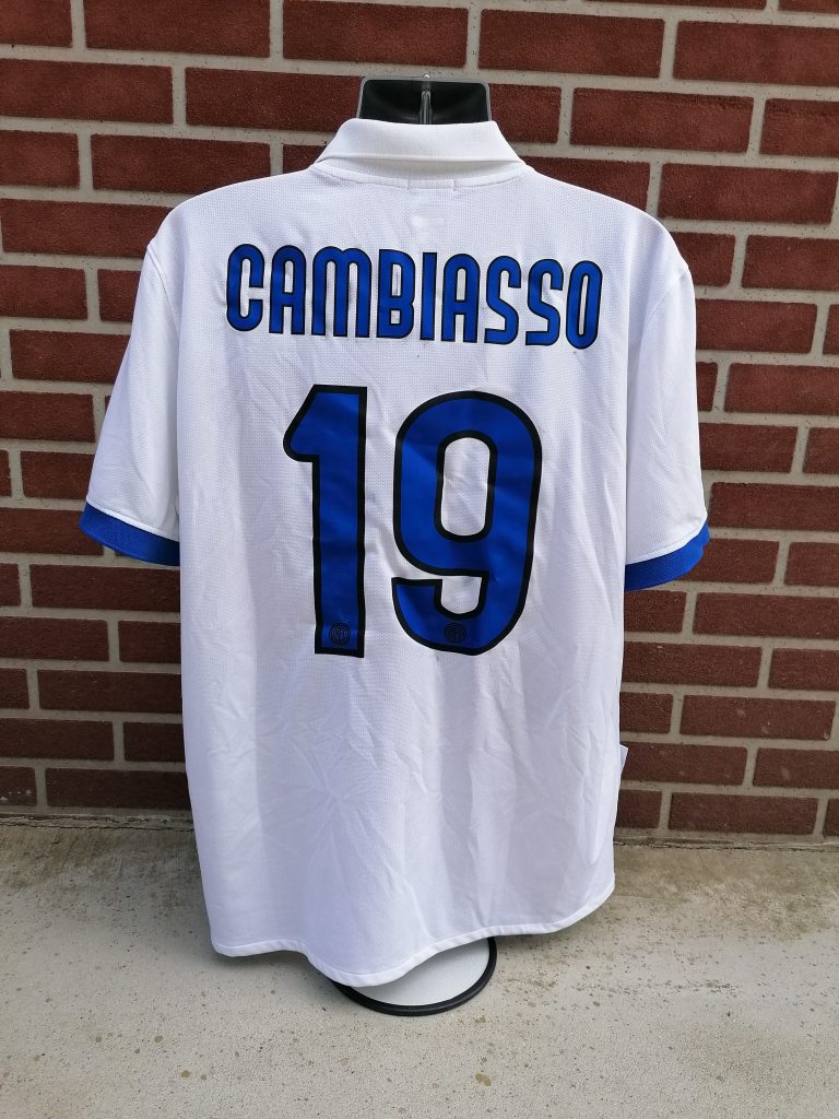 Inter Milan 2009-10 Nike away shirt Cambiasso 19 size XXL Serie A Internazionale (5)
