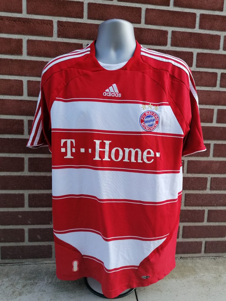 Vintage Bayern Munchen 2007 2008 2009 home shirt adidas size L (1)