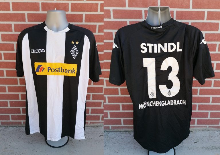 Vintage Borussia Monchengladbach 2017-18 third shirt Kappa Stindl 13 size XL