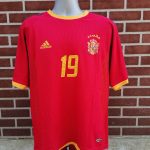 World Cup 2002 Spain match worn issue home shirt Xavi Hernandez 19 (2)