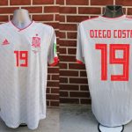 World Cup 2018 match worn issue away shirt Spain v Portugal Diego Costa 19 (1)