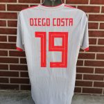 World Cup 2018 match worn issue away shirt Spain v Portugal Diego Costa 19 (3)