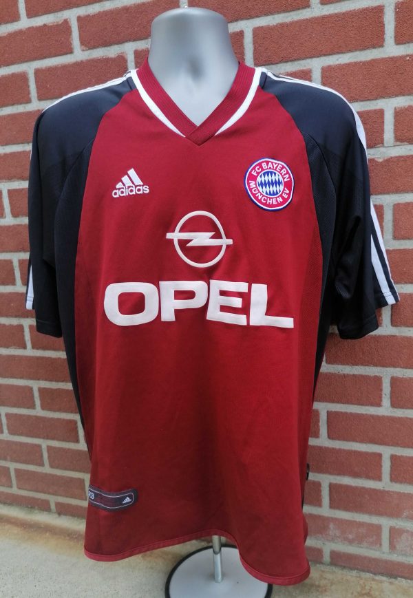 Bayern Munchen 2001 2002 home shirt adidas munich jersey size M (1)