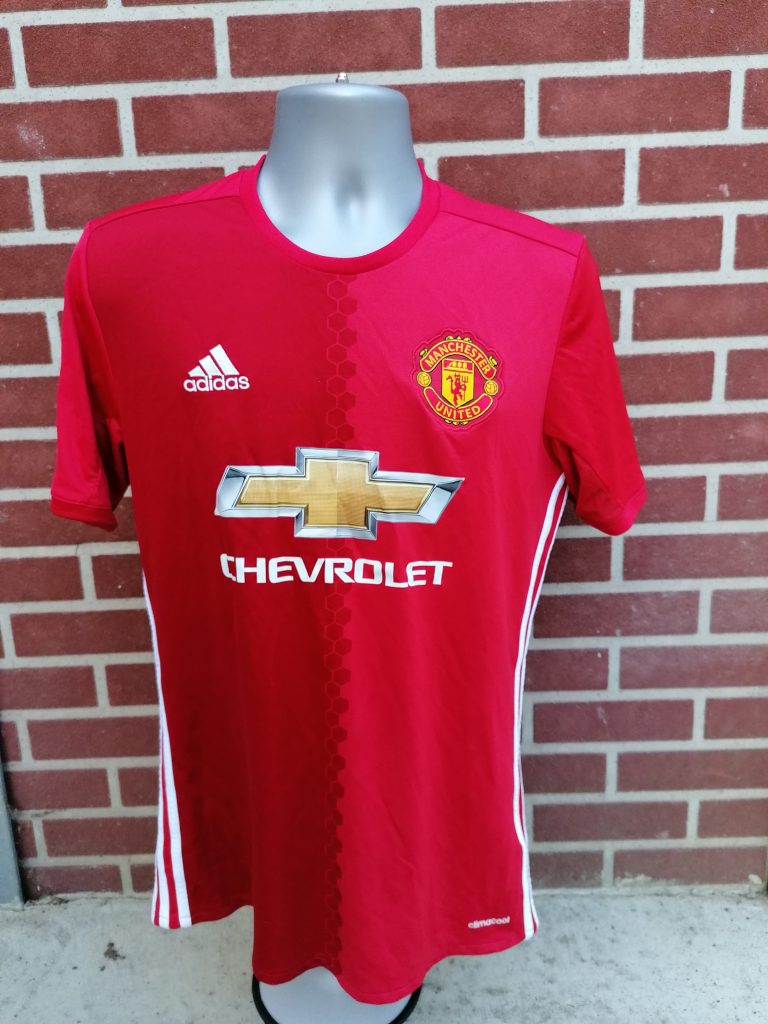 Manchester United 2016 2017 home football shirt adidas size M (1)