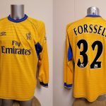 Match issue Chelsea 2001 2002 ls third shirt Umbro Premiership Forsell 32 size L (1)