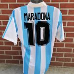 Vintage Argentina World Cup 1994 Maradona home shirt adidas football size M T3 (5)